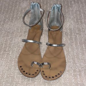 Silver Quipid sandals